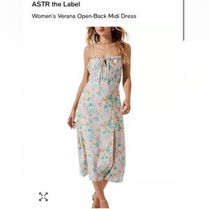 45. Aster The Label small Verana Pink Midi Dress nwt
